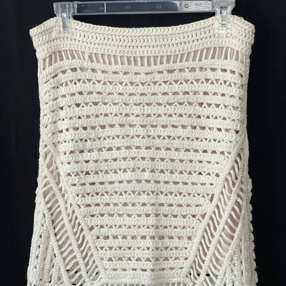 Valiant Paris Knit Crochet Skirt Size L